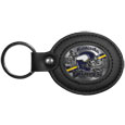 Minnesota Vikings Large Leather Key Chain